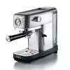 Ariete 1381 kohvimasin manomeetriga, ühildub jahvatatud kohvi ja ESE padjakestega, 1300 W, 1,1 l mahutavus, 15 bar rõhk, ½ tassi filter, Cappuccino seade, hõbedane