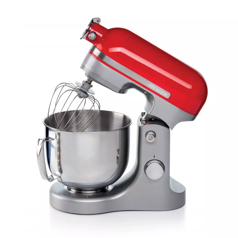 Ariete Moderna Red Mixer, köögikombain, Punane, Vahustamine, Sõtkumine, Segamine, 5,5 L, Pöörlev, Alumiinium