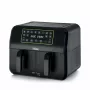 Ariete 4623 Airy Fryer Dual, õhufritüür kahe korviga, 1700 W, 8L mahutavus, 3 toiduvalmistusfunktsiooni, digitaalne LED-puutepaneel, 8 eelseadistatud programmi, taimer, 2 korvi, must