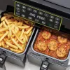 Ariete 4623 Airy Fryer Dual, õhufritüür kahe korviga, 1700 W, 8L mahutavus, 3 toiduvalmistusfunktsiooni, digitaalne LED-puutepaneel, 8 eelseadistatud programmi, taimer, 2 korvi, must