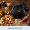 Ariete 917 pitsaahi - Pitsa 4 minutiga - Tulekindlast kivist plaat mittenakkuva töötlusega - Maksimaalne temperatuur 400 ° - 1200 W - Taimer 30 ' - must