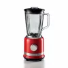 Ariete Moderna punane blender klaaskannuga, lauablender, 1,5 L, impulssfunktsioon, jääpurustus, 1000 W, punane