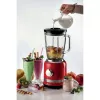 Ariete Moderna punane blender klaaskannuga, lauablender, 1,5 L, impulssfunktsioon, jääpurustus, 1000 W, punane