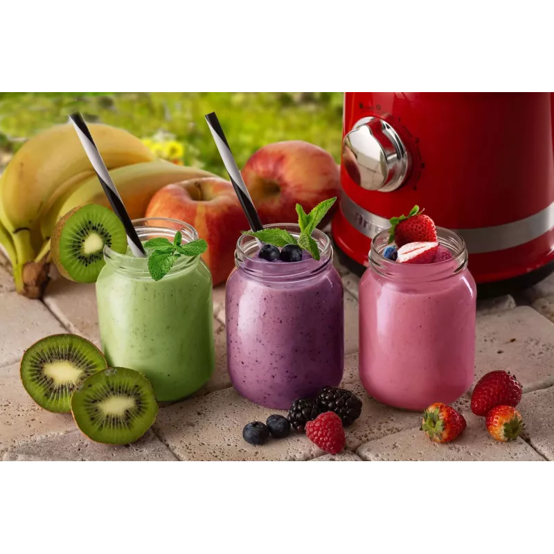 Ariete Moderna punane blender klaaskannuga, lauablender, 1,5 L, impulssfunktsioon, jääpurustus, 1000 W, punane