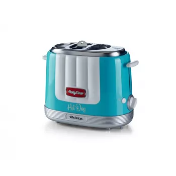 Ariete 206 Hot dog Maker Party Time, 650W, sinine, hot dog’i röster, helesinine, 2 tk, 650 W, 160 mm, 270 mm