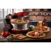 Ariete 927 Pizzeria, topeltpizzaahi, 2 pitsat 4 minutiga, 2300 W, 2 tulekindlat kivi, 2 termostaati, läbimõõt 32 cm, 5 küpsetustaset, 2 roostevabast terasest pitsalabidat, punane