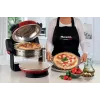 Ariete 927 Pizzeria, topeltpizzaahi, 2 pitsat 4 minutiga, 2300 W, 2 tulekindlat kivi, 2 termostaati, läbimõõt 32 cm, 5 küpsetustaset, 2 roostevabast terasest pitsalabidat, punane
