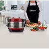 Ariete 927 Pizzeria, topeltpizzaahi, 2 pitsat 4 minutiga, 2300 W, 2 tulekindlat kivi, 2 termostaati, läbimõõt 32 cm, 5 küpsetustaset, 2 roostevabast terasest pitsalabidat, punane