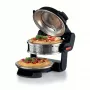 Ariete 927 Pizzeria, kahekordne pitsaahi, 2 pitsat 4 minutiga, 2300 W, 2 tulekindlat kivi, 2 termostaati, läbimõõt 32 cm, 5 küpsetusastet, 2 roostevabast terasest labidat, punane