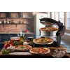 Ariete 927 Pizzeria, kahekordne pitsaahi, 2 pitsat 4 minutiga, 2300 W, 2 tulekindlat kivi, 2 termostaati, läbimõõt 32 cm, 5 küpsetusastet, 2 roostevabast terasest labidat, punane
