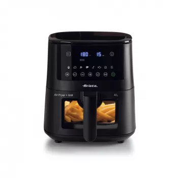 Ariete 4633, kuumõhufritüür 4L, 1400W, maht 4L, 9 programmi, raputus- ja grillfunktsioon, temperatuur kuni 200°C, must