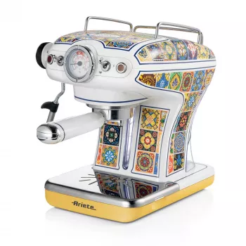 Ariete 1389 Positano kohvimasin, 850 W, paagi maht 0,9 l, filter 1 või 2 tassi jaoks, tilgapann, piimavahustaja