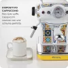 Ariete 1389 Positano kohvimasin, 850 W, paagi maht 0,9 l, filter 1 või 2 tassi jaoks, tilgapann, piimavahustaja