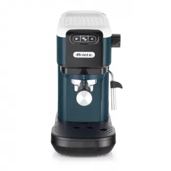 Ariete 1399 Espresso kohvimasin, pulbri ja ESE padjade jaoks, 1300 W, 1,1 L mahutavus, 15 bar rõhk, 1, 2 tassi ja ESE padja filter, Cappuccino, Valge