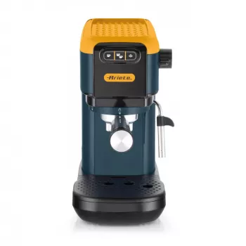 Ariete 1399 Espressomasin, pulbri ja ESE-padjadele, 1300 W, 1,1 l mahutavus, 15 bar rõhk, 1, 2 tassi ja ESE-padi filter, Cappuccino, kollane
