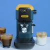 Ariete 1399 Espressomasin, pulbri ja ESE-padjadele, 1300 W, 1,1 l mahutavus, 15 bar rõhk, 1, 2 tassi ja ESE-padi filter, Cappuccino, kollane