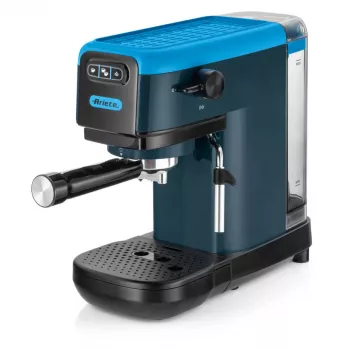 Ariete 1399 Espressokohvimasin, pulbri ja ESE-padjakeste jaoks, 1300 W, 1,1 l mahutavus, 15-barine rõhk, filter 1, 2 tassi ja ESE-padjakese jaoks, Cappuccino, sinine