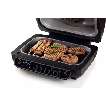 Ariete 4635 Air Fryer Grill, õhufritüür ja grill, lihagrill, 1700W, mahutavus 8L, praadimine ja grillimine, 8 küpsetusfunktsiooni, taimer, must