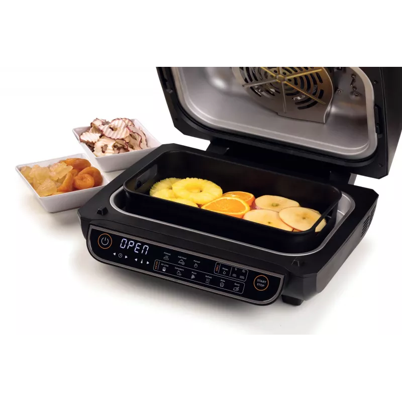 Ariete 4635 Air Fryer Grill, õhufritüür ja grill, lihagrill, 1700W, mahutavus 8L, praadimine ja grillimine, 8 küpsetusfunktsiooni, taimer, must