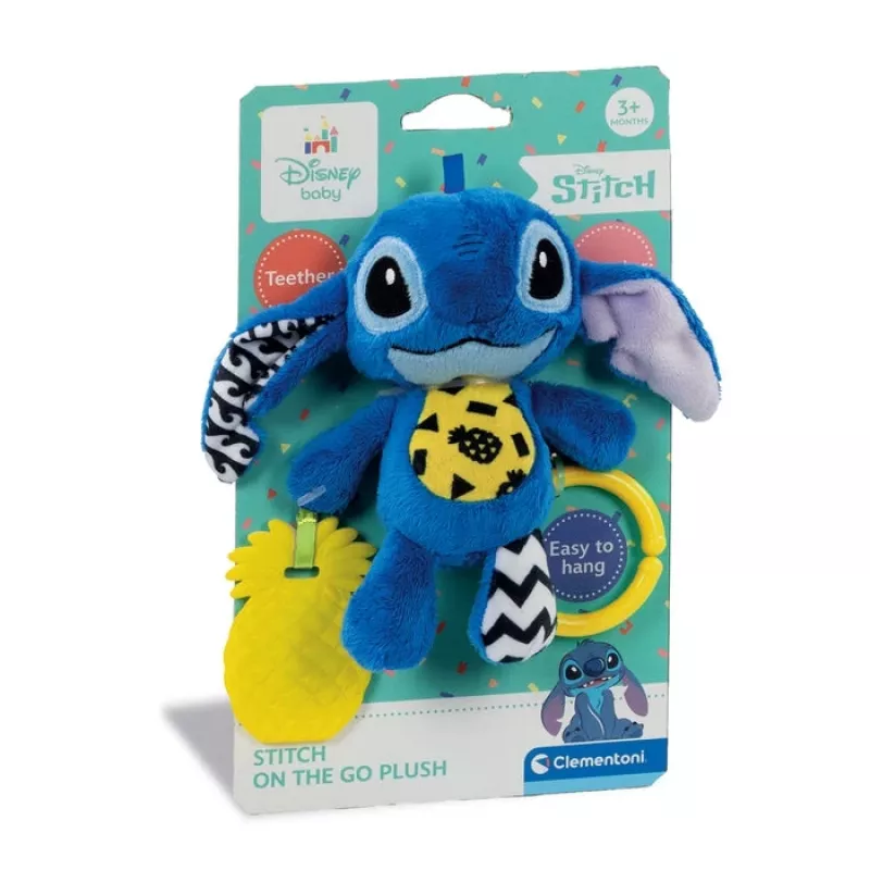 Clementoni Disney Baby Stitch Soft Rattle beebi rippuv mänguasi
