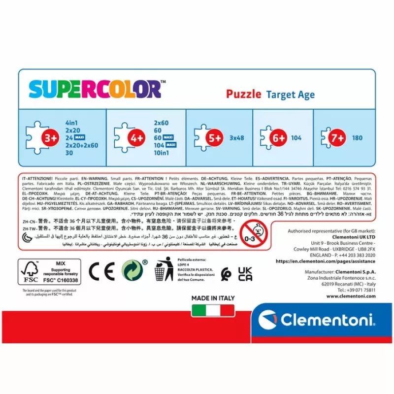 Clementoni Supercolor Gabby’s Dollhouse Pusle 30 tk Koomiksid