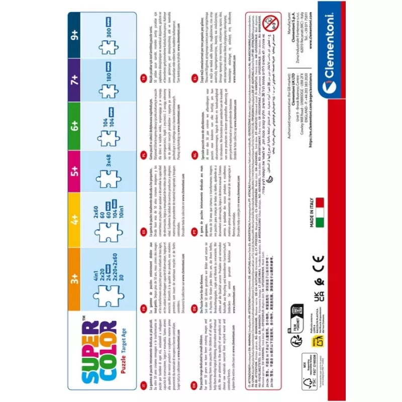 Clementoni Supercolor 21744 pusle 300 tk Koomiksid