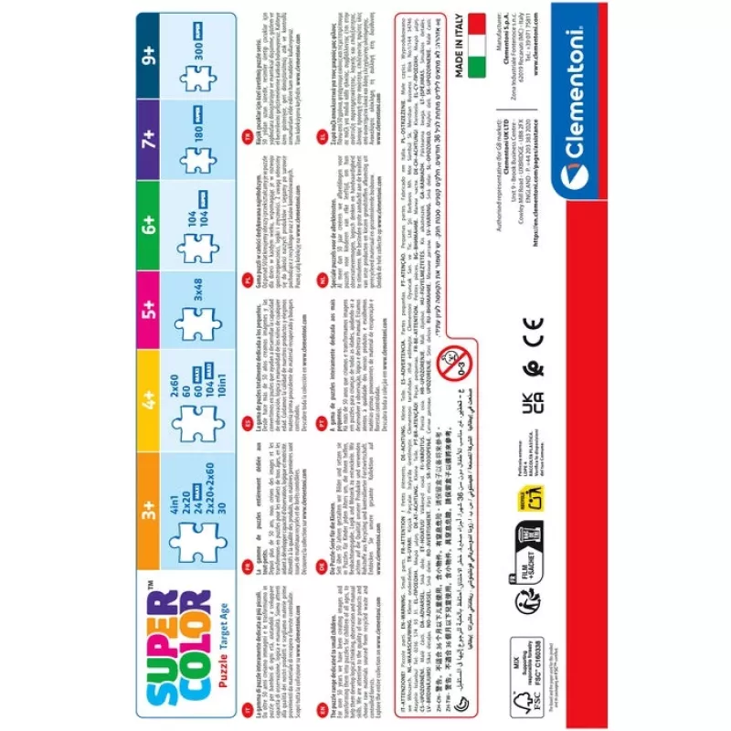 Clementoni Supercolor pusle 2x60 tk, Stitch (24822)