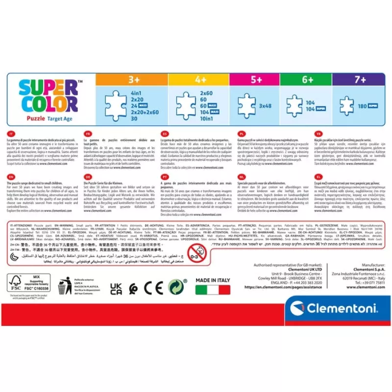 Clementoni Supercolor Batwheels Jigsaw pusle 48 tk Koomiksid