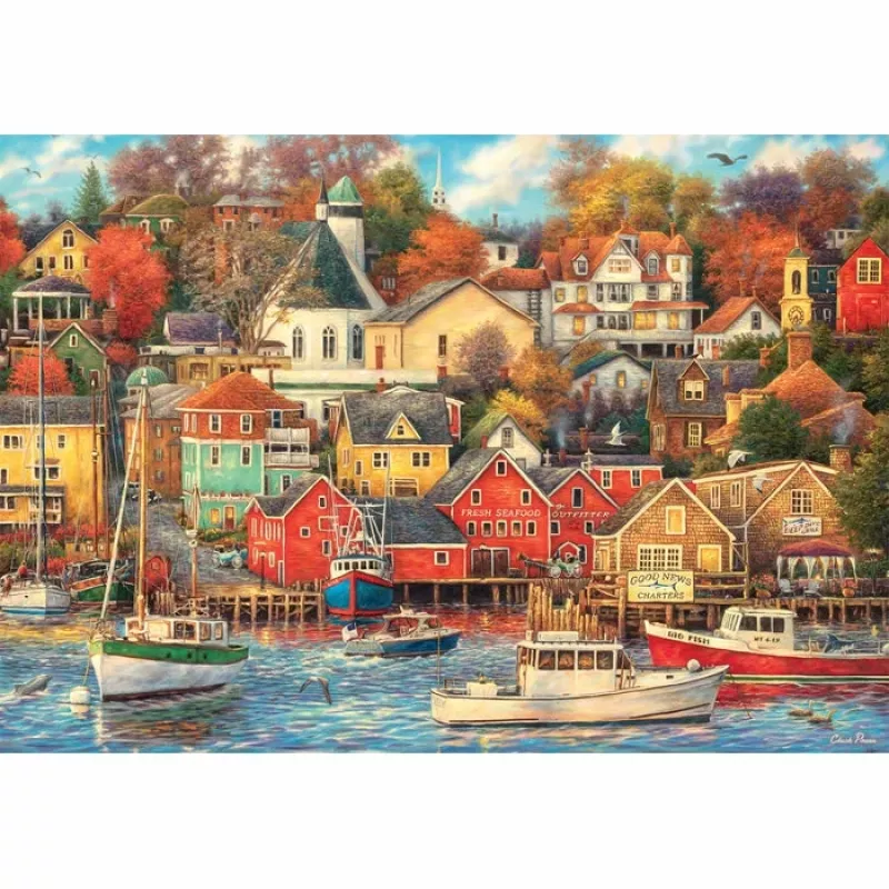 Clementoni High Quality Collection Good Times Harbor pusle 1500 tk Kunst