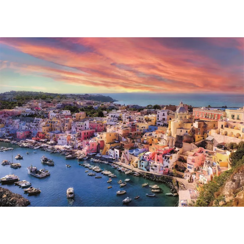 Clementoni 1500 tk. CB HQC Procida saar, 14 a Clementoni 1500 tk. CB HQC Procida saar. Soovitatav vanus (min): 14 a