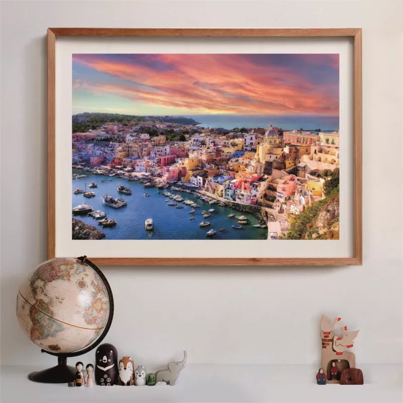 Clementoni 1500 tk. CB HQC Procida saar, 14 a Clementoni 1500 tk. CB HQC Procida saar. Soovitatav vanus (min): 14 a
