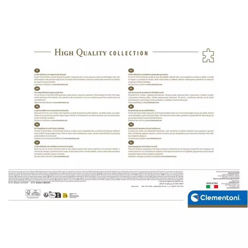 Clementoni High Quality Collection 36534 pusle 6000 tk Linn