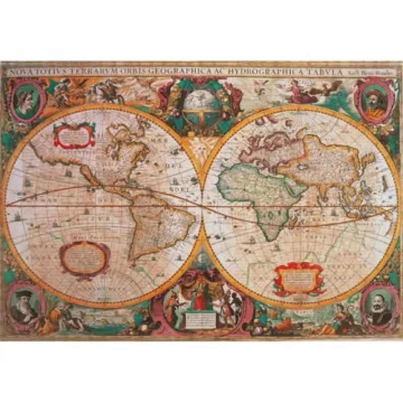 Clementoni Vana kaart pusle 1000 tk Kaardid