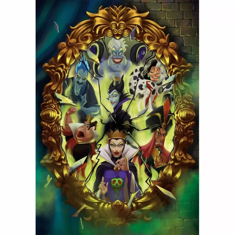 Clementoni Disney Villains Pusle 1000 tk Joonisfilmid
