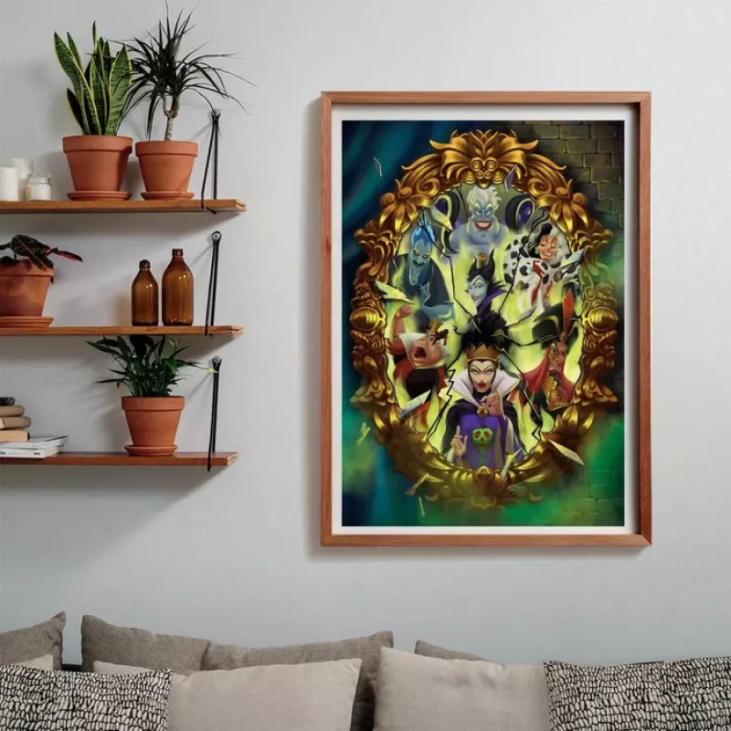 Clementoni Disney Villains Pusle 1000 tk Joonisfilmid