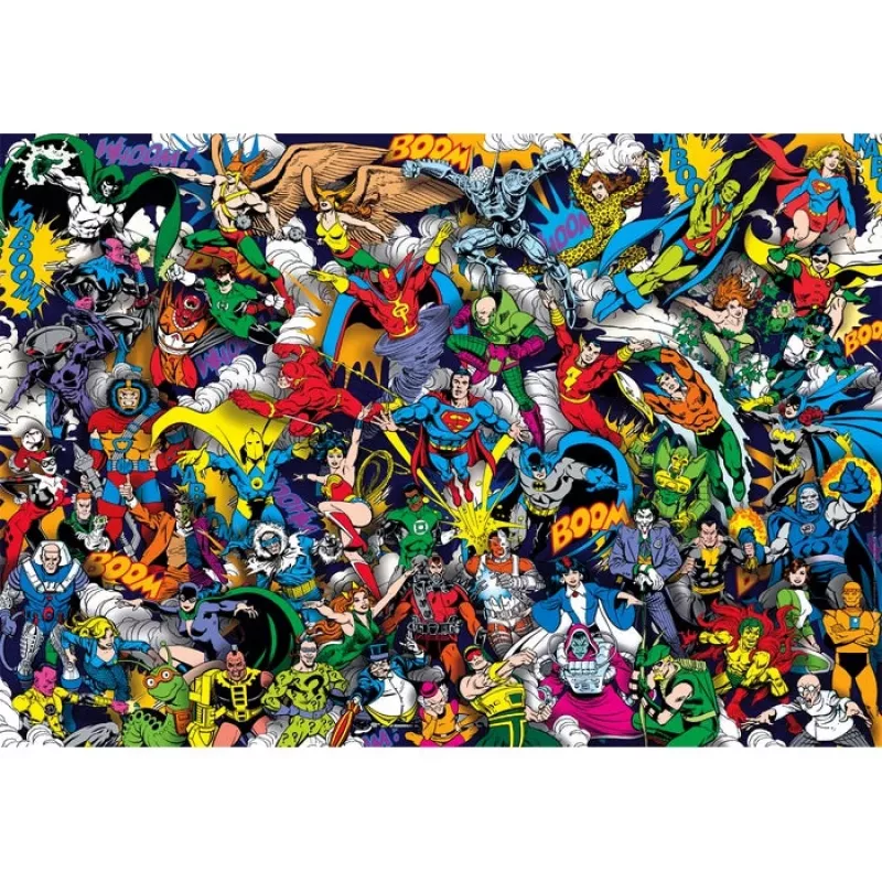 Clementoni DC Comics Impossible pusle 1000 tk