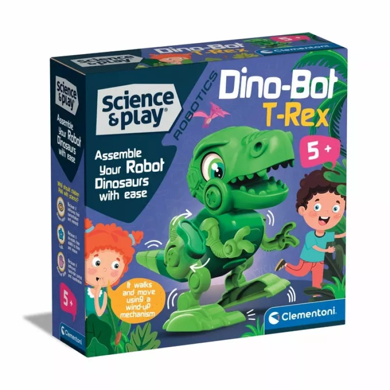 Clementoni Science & Play Dino Bot T-Rex Junior, robotdinosaurus, 5 a