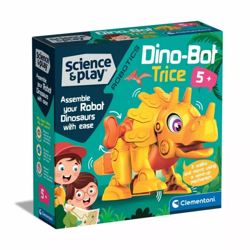 Clementoni Dino Bot Triceratops Junior, robotdinosaurus, 5 a
