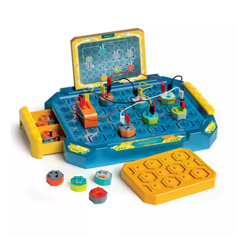 Clementoni Science & Play Elektroonikalabor, Eksperimendikomplekt, Elekter, 8 a, Erinevad värvid