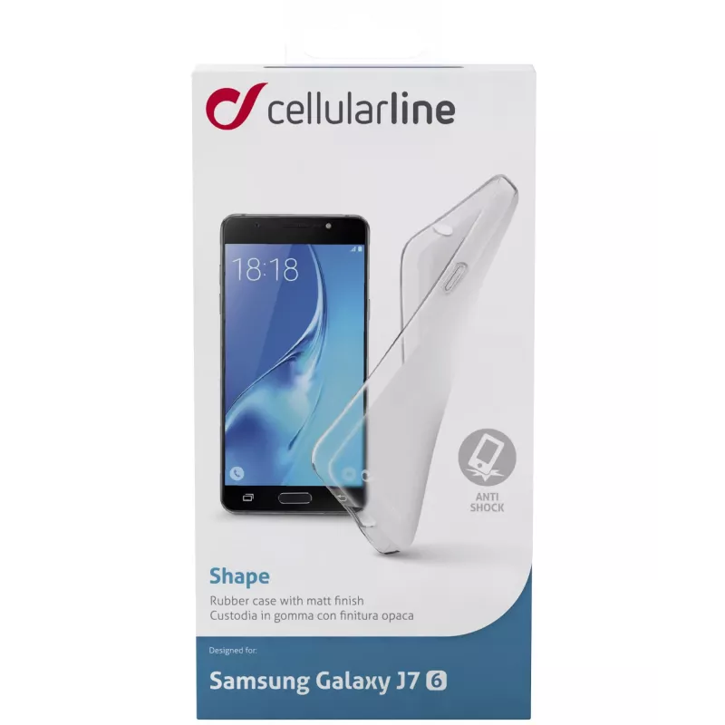 Cellularline Shape - Galaxy J7 (2016), ümbris, Samsung, Galaxy J7, 14 cm (5.5 inch), läbipaistev