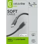 Cellularline Soft kaabel 120 cm - USB-C to Lightning USB-C to Lightning soft touch kaabel