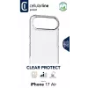 Cellularline Clear Protect - iPhone Air kõva ümbris kummist servadega