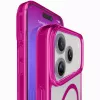 Cellularline Iconic Mag - iPhone 17 Pro läbipaistev ümbris värviliste äärtega, ühildub MagSafe'i ökosüsteemiga