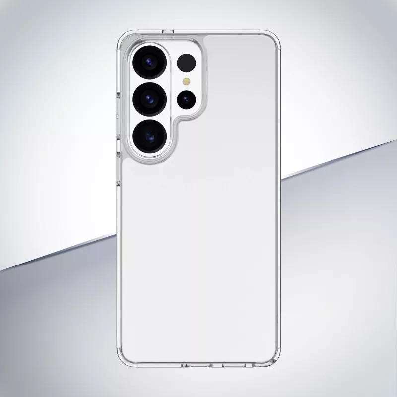Cellularline Clear Protect - Galaxy S26 Ultra kõva ümbris kummist äärtega