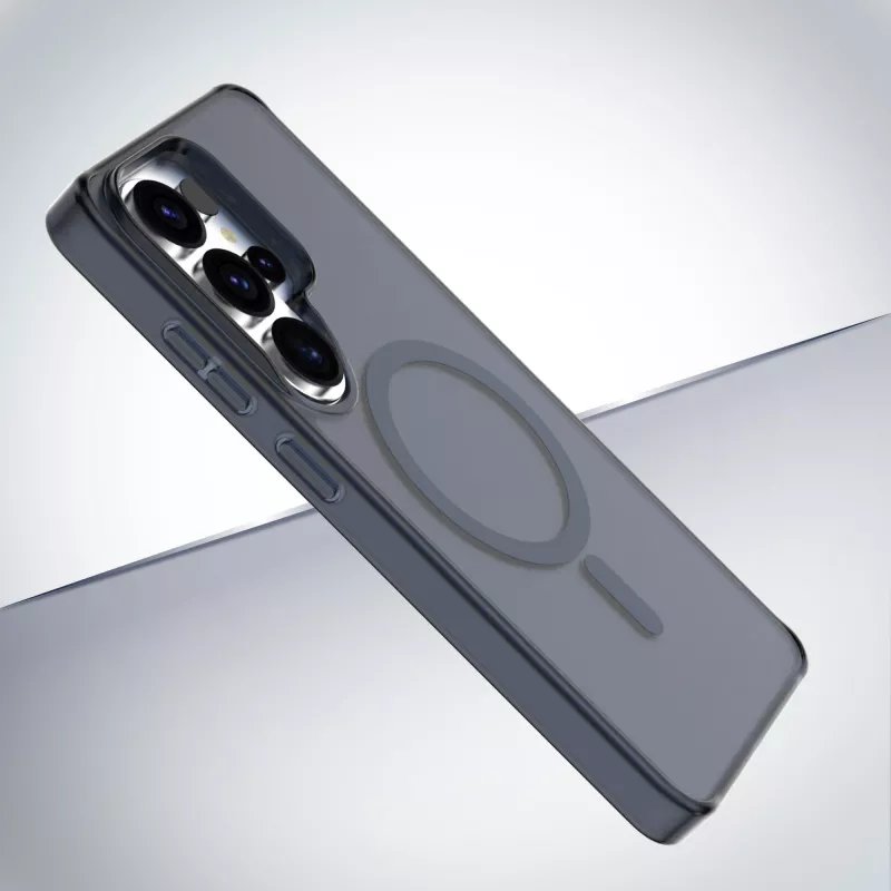 Cellularline FROSTY MAG – Galaxy S26 Ultra poolläbipaistev ümbris mati viimistluse ja värviliste äärtega, ühildub Qi2 ökosüsteemi ja Samsungi magnetsete tarvikutega