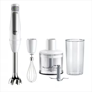 Braun MultiQuick 7 MQ7035IWH 0,6 L saumikser 1000 W roostevaba teras, valge