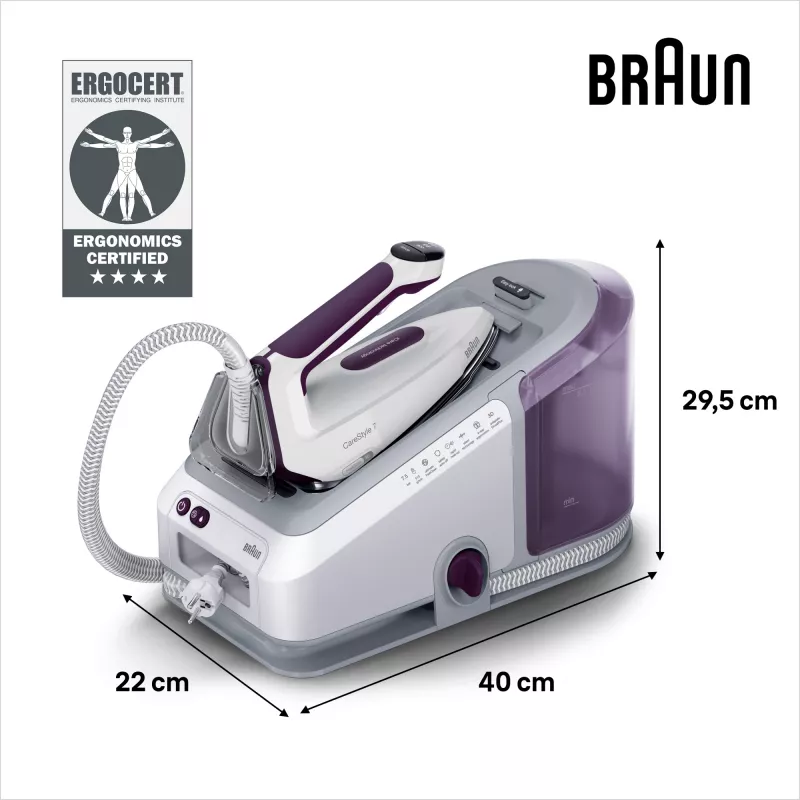 Braun CareStyle 7 IS7266VI 2700 W 2 L EloxalPlus tallatald Violetne