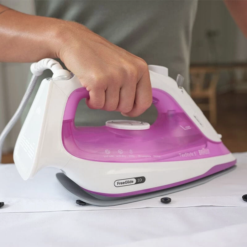 Braun TexStyle 5 SI 5225 aurutriikraud 2500 W roosa, valge