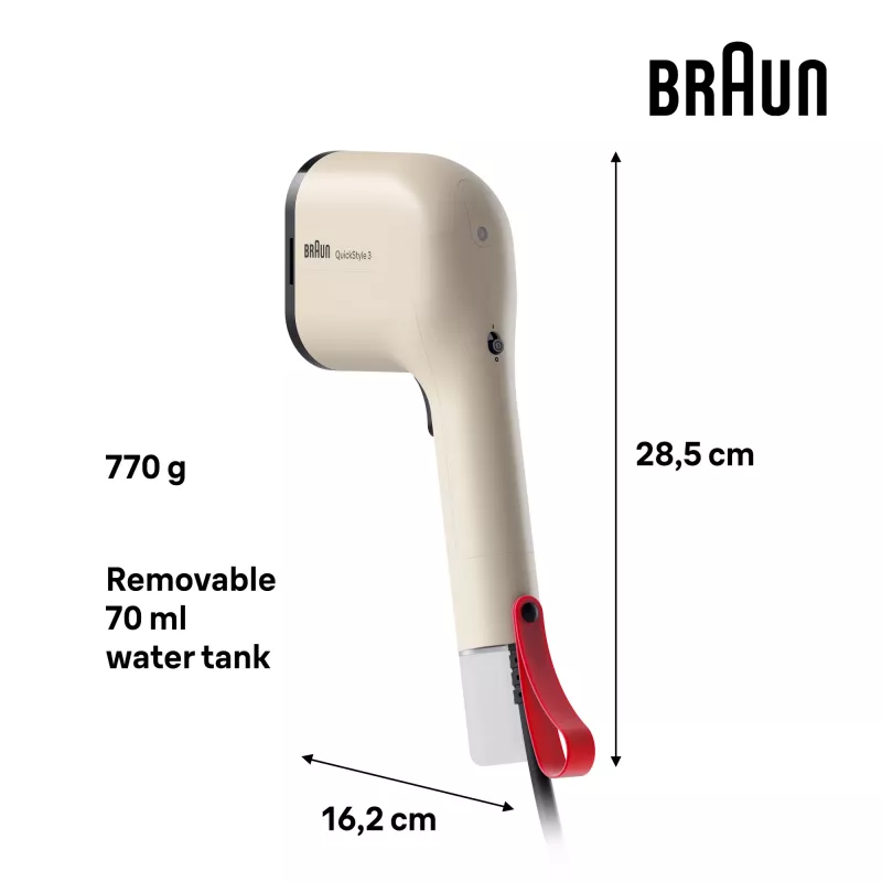 Braun GS 3012 käeshoitav rõivaauruti 0,07 L 1100 W beež