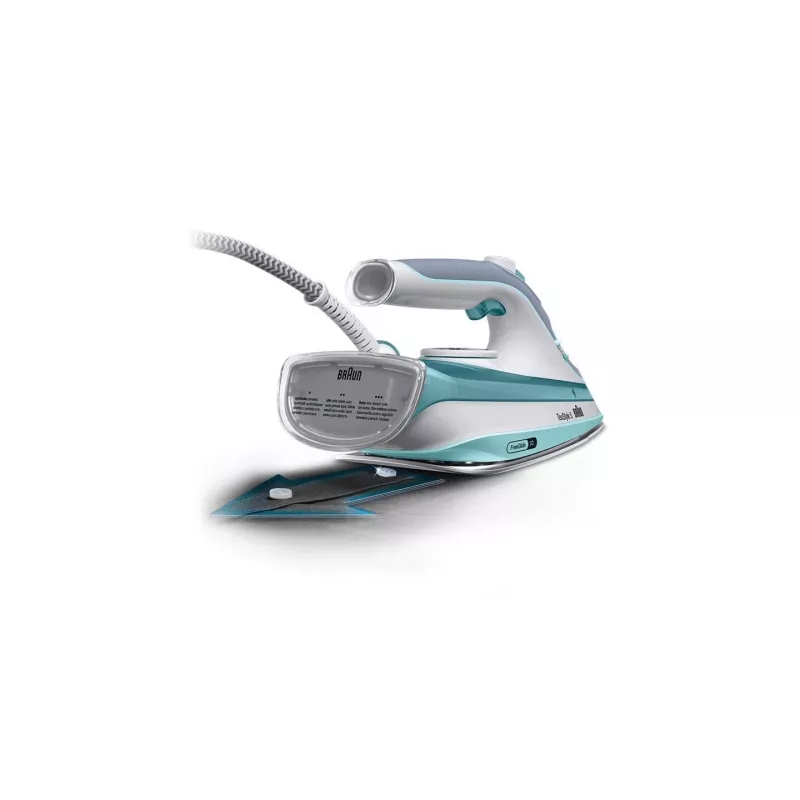 Braun TexStyle 3 SI 5017 GR aurutriikraud keraamilise tallaga 2700 W hall, türkiis, valge